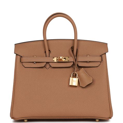 HERMES Togo Birkin 25 Chai 1501102 